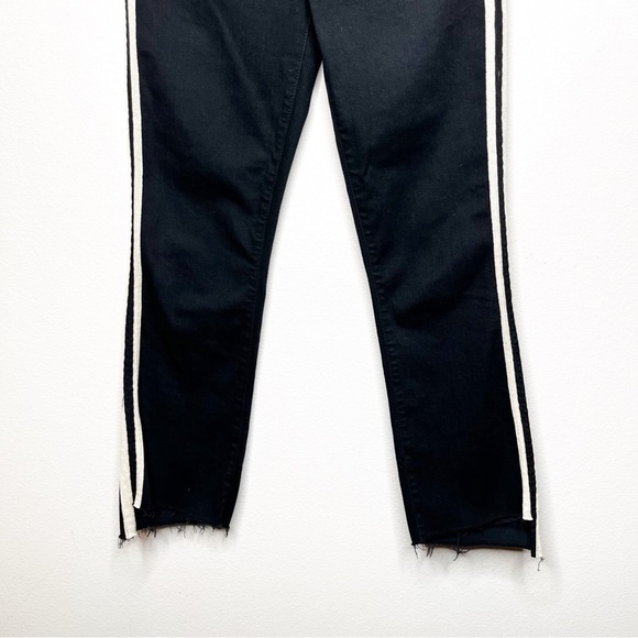 Mother Jeans Insider Crop Step Fray Guilty Racer Stripe - Picture 7 of 13